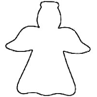 Angel Templates - 36 Free Angel Outlines, Stencils