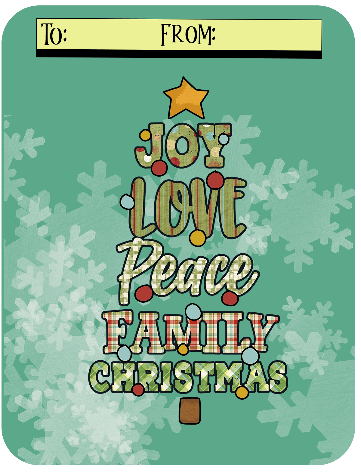 Cutest Christmas Tags Anywhere! 60 Free Hang Tags, Gift Tags