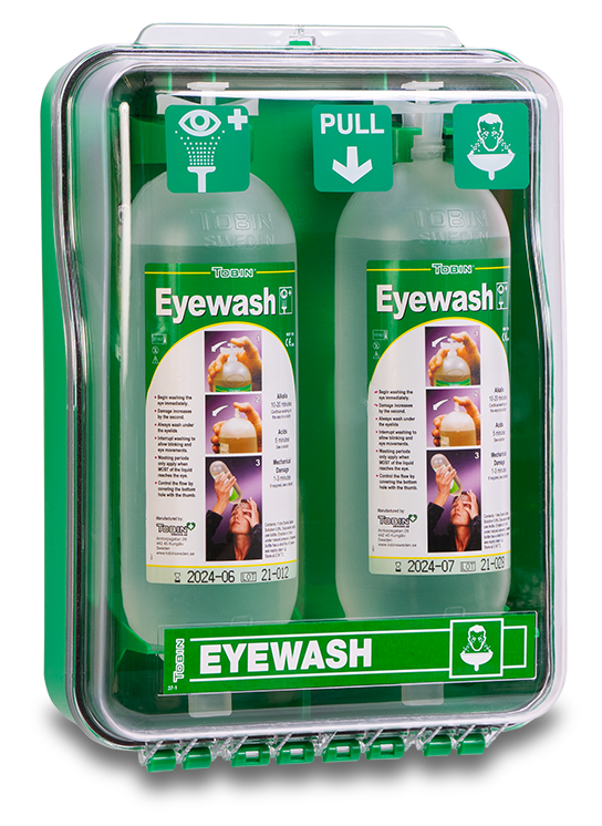 Northrock Safety / Tobin Eyewash 2×1000ml Saline Solution with Dust Protected Singapore
