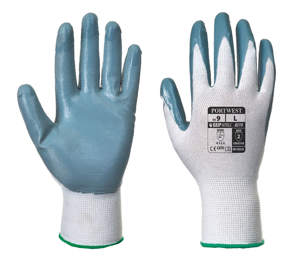 Northrock Safety / Flexo Grip Nitrile Glove, nitrile coated nylon work