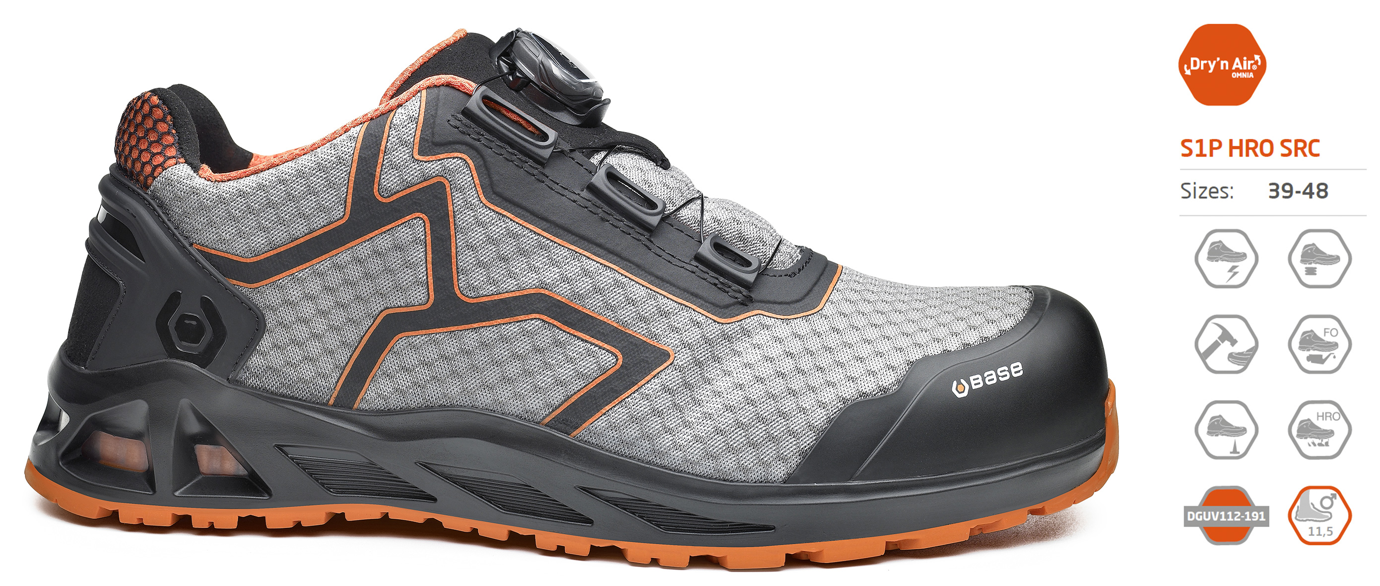 Northrock Safety / Base KJump Safety Shoe S1P HRO SRC Singapore