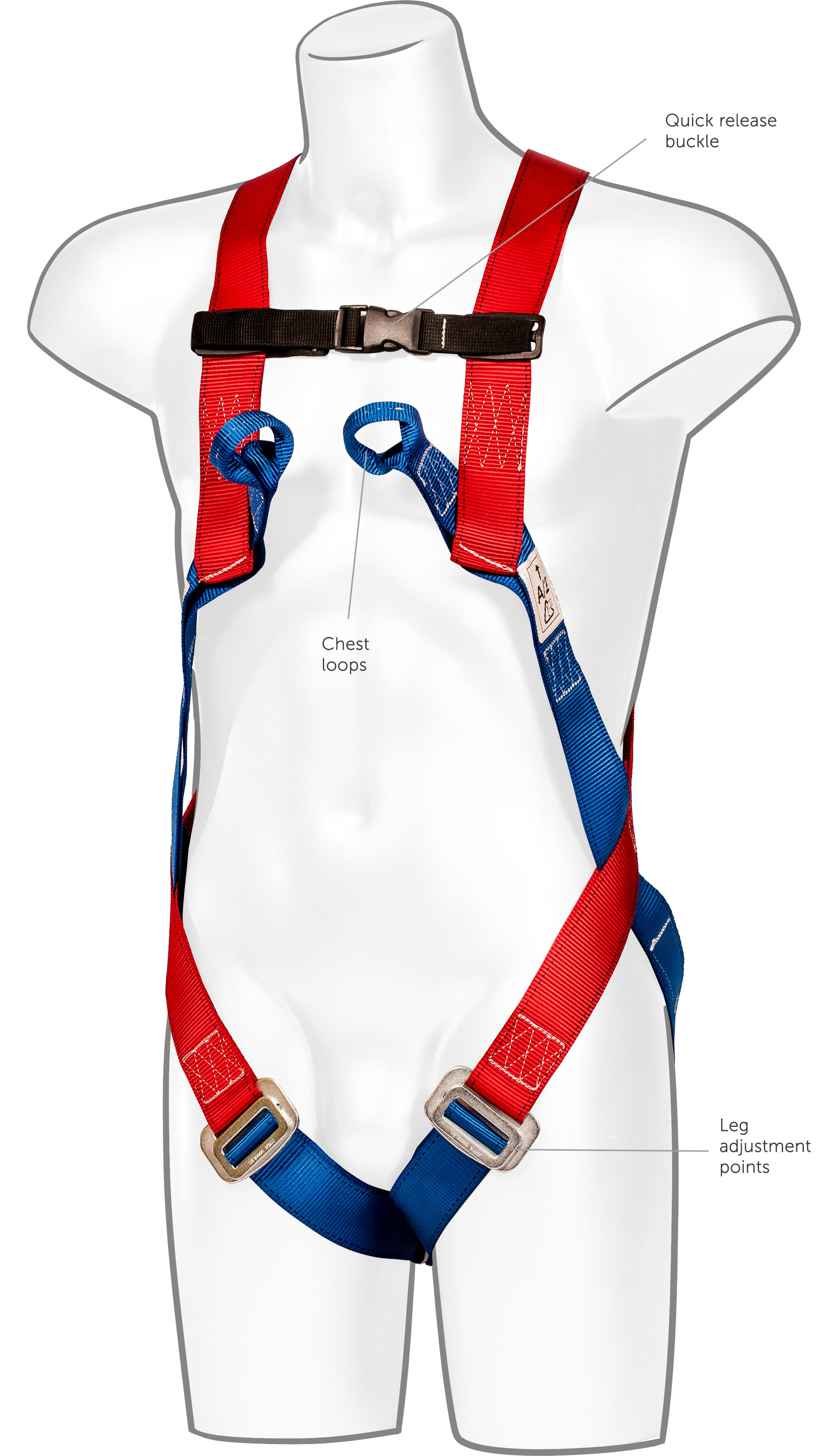 Northrock Safety / Full Body 2 Point Harness singapore, safety harness