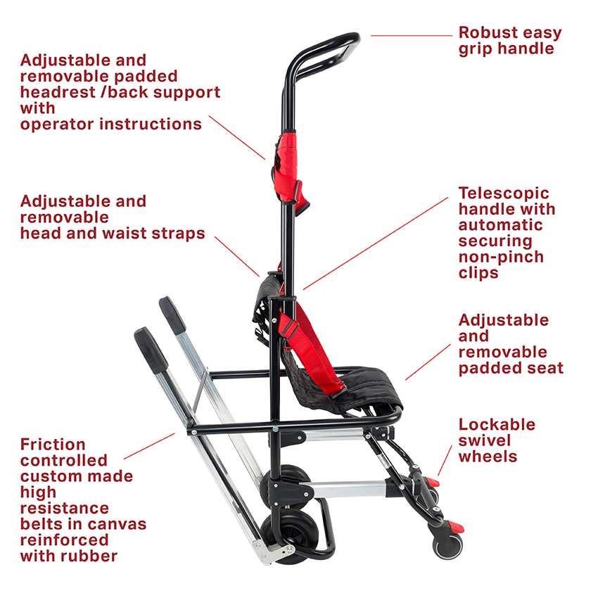 Northrock Safety / GEC1 STANDARD Evacuation Chair Singapore, Stair