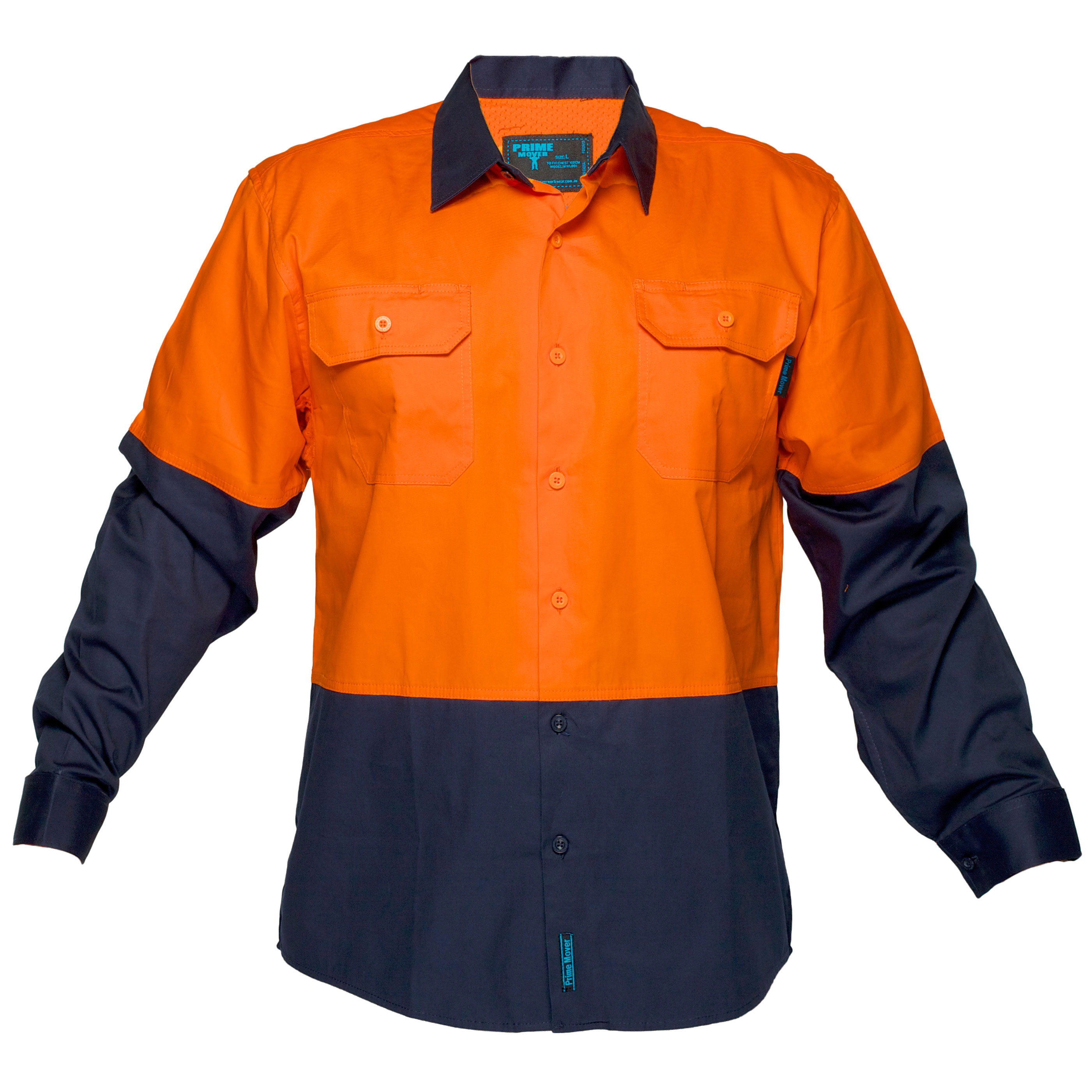 Northrock Safety / mens cotton drill work shirts, breathable work
