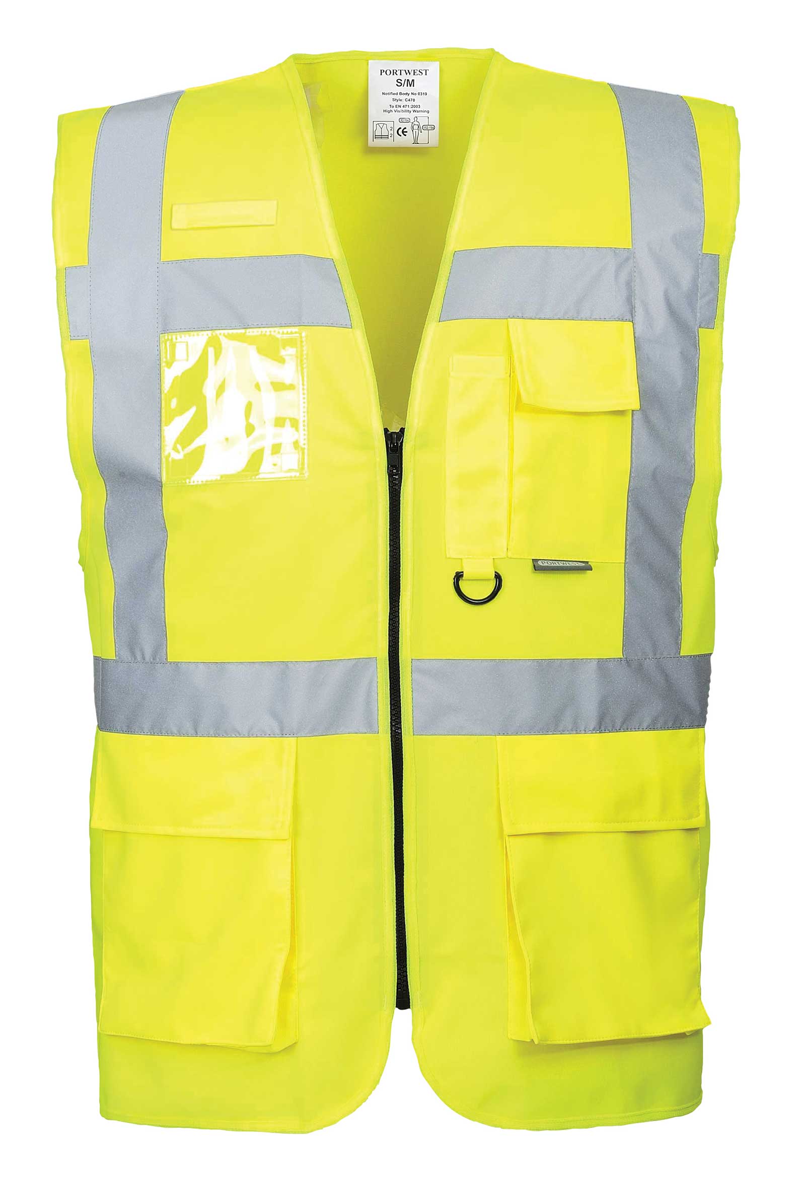 Northrock Safety / Red Safety Vest with Pockets, Red reflective vest