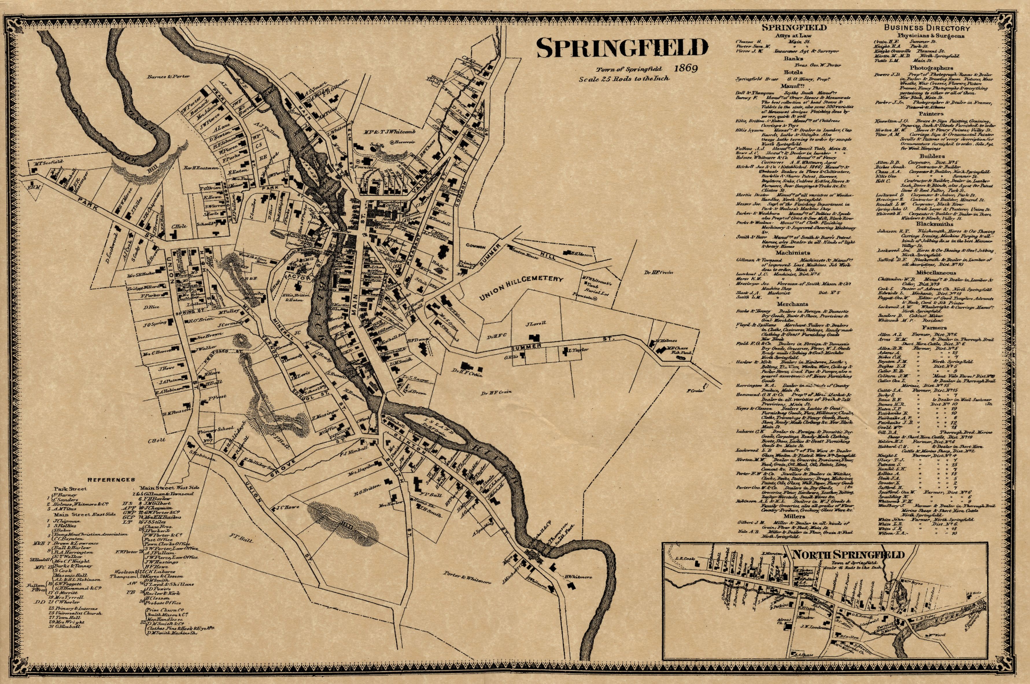 NSPS Springfield Vermont History Maps