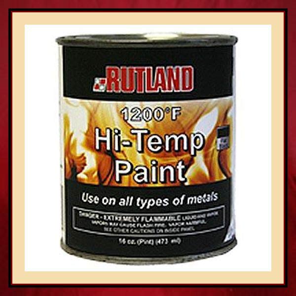 High Temp Black Paint Northshore Fireplace
