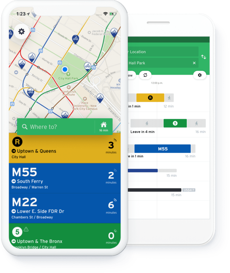 Download the Transit App for real time transit data NorthShore TMA