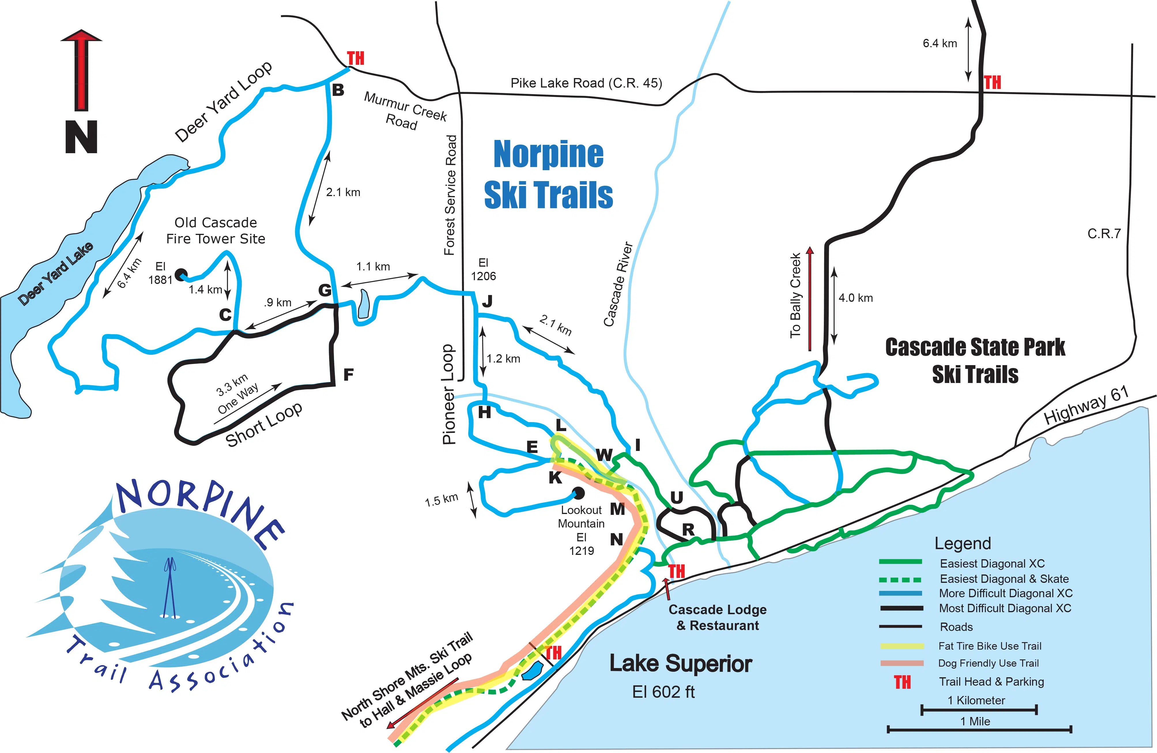 Cascade River State Park Map Dael Mickie