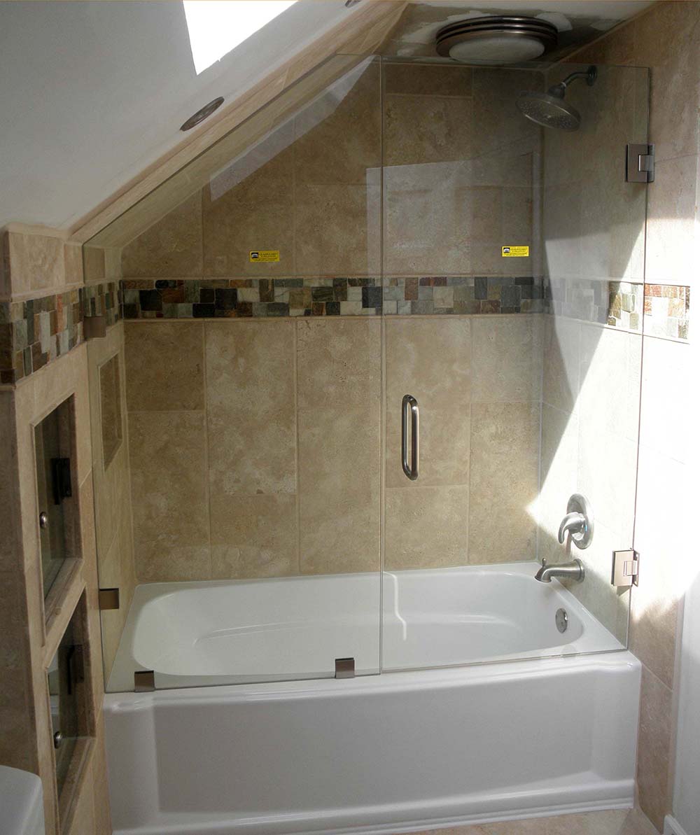 Sloped Ceiling Shower Door Shelly Lighting