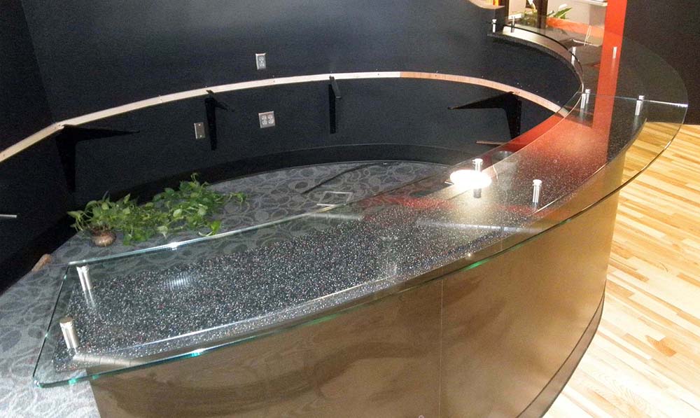 Custom Tabletop Gallery Northside Glass