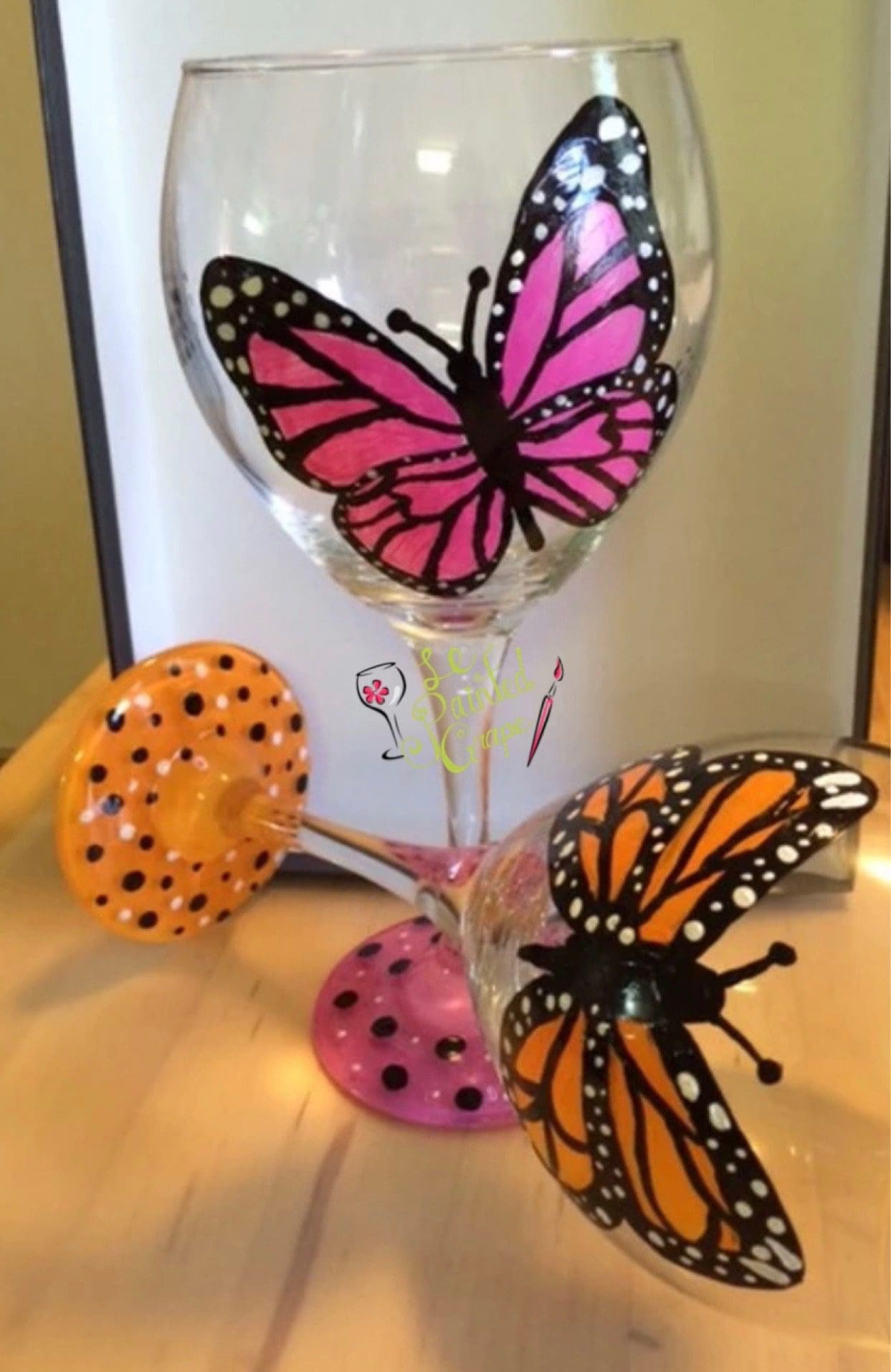 Wine Glass Painting Landon Wylie North Texas Wine Country