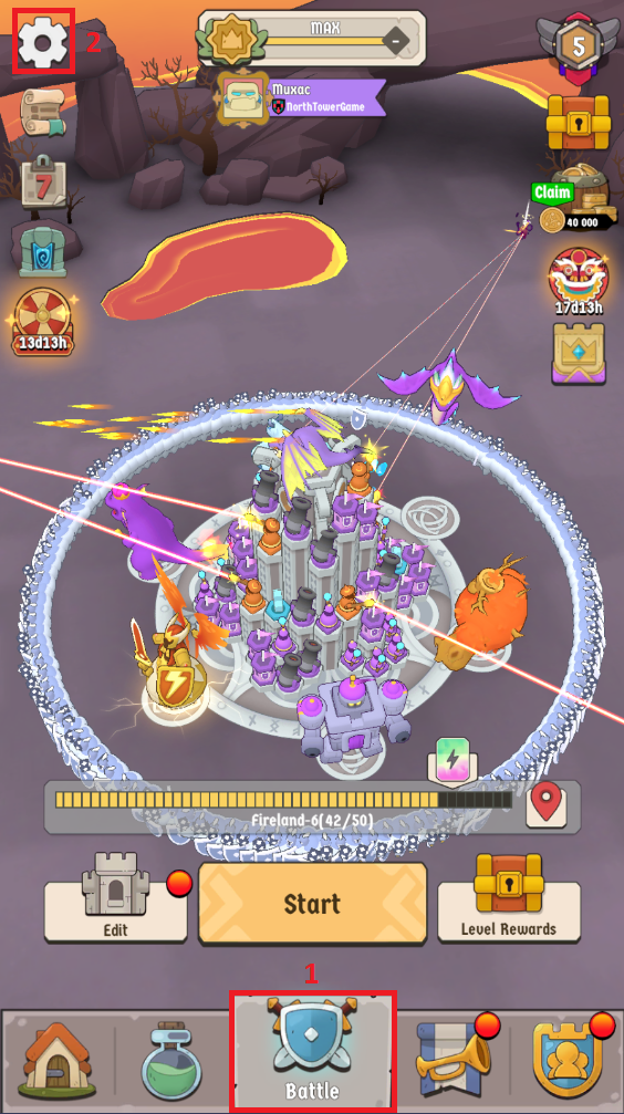 Redemption Codes North Tower Game