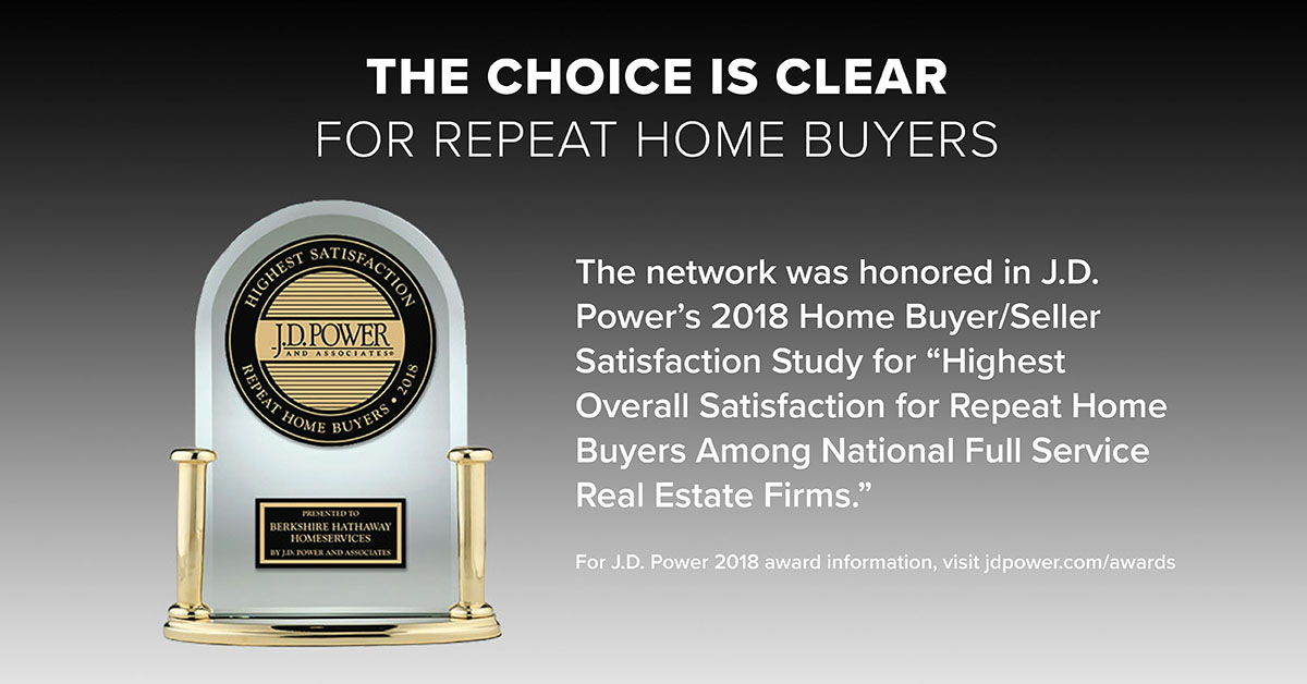 Another JD Power Award Highest Overall Satisfaction for Repeat Home