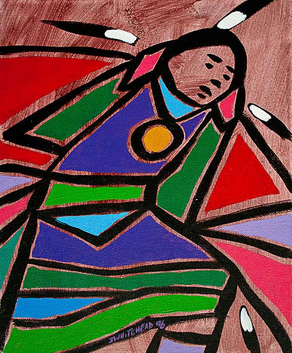 Jerry Whitehead Colorful figure Northwind Art