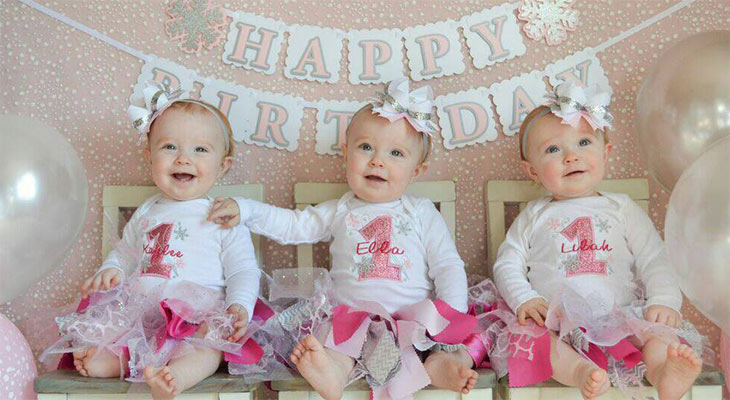Baltimore couple welcomes extremely rare identical triplets! Rare identical triplets celebrate first birthday | Patient Stories - Norton Children's
