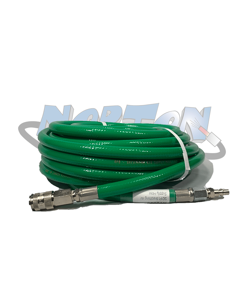 Breathing Air Supply Hose, 50' long for Nova Sandblasting Helmets