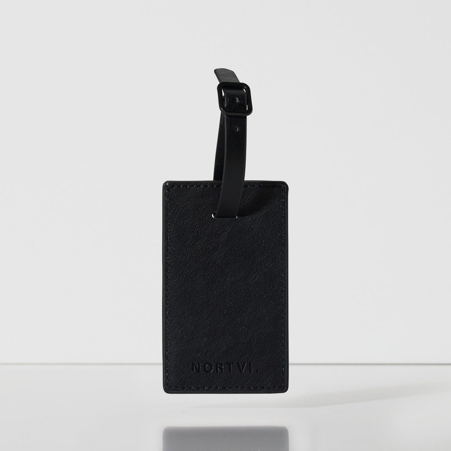 NORTVI Black Luggage Tag Customizable Design your unique tag