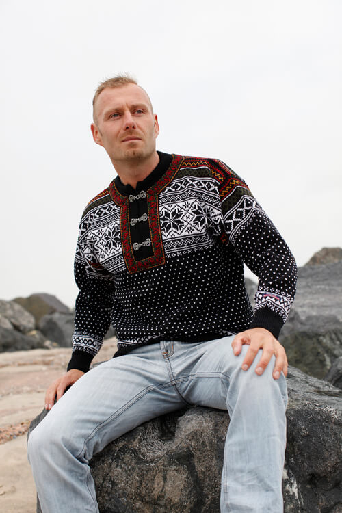 Original Norweger pullover von Norwool & Gjestal aus reiner wolle