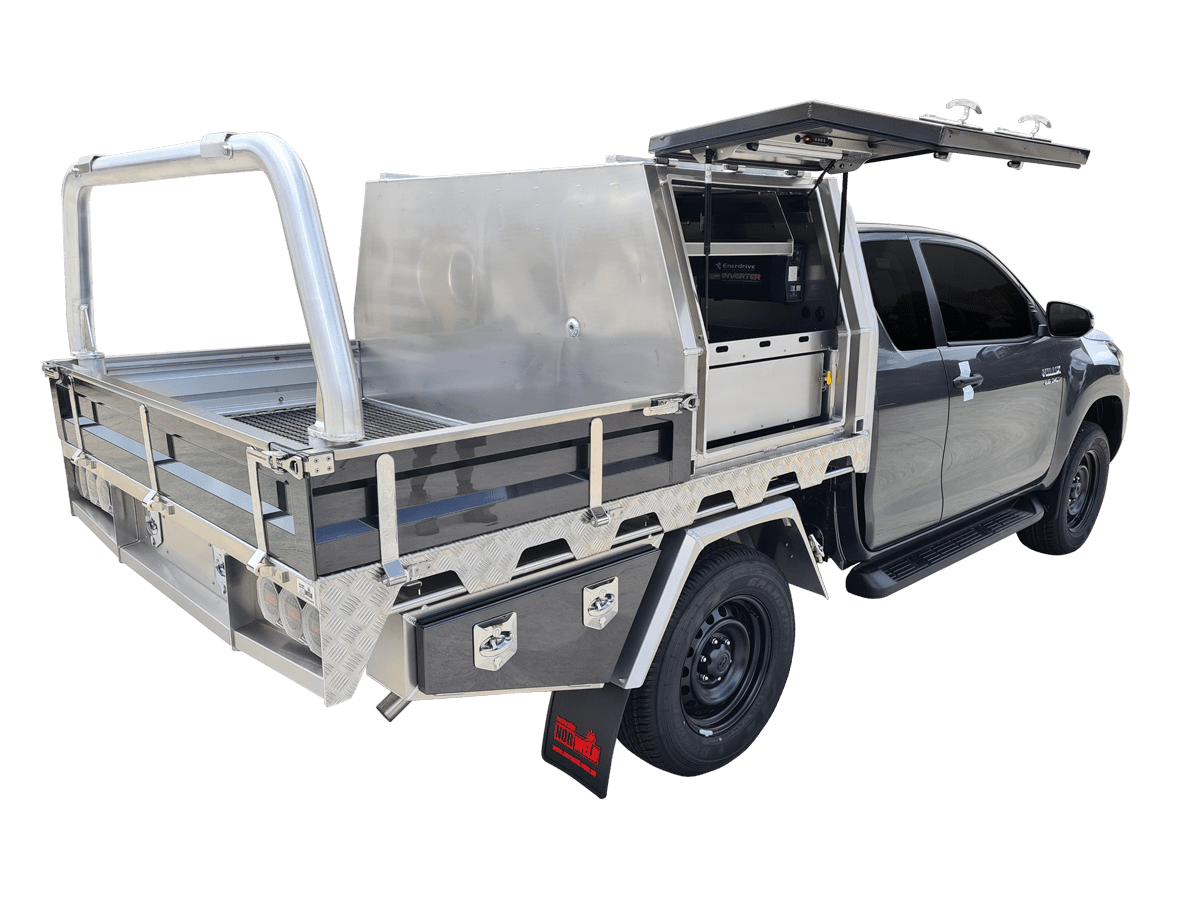 Deluxe Half Canopy Package for Toyota Hilux Dual Cab Norweld