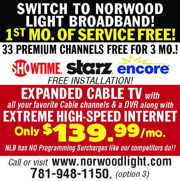 Home Norwood Light and Broadband Department