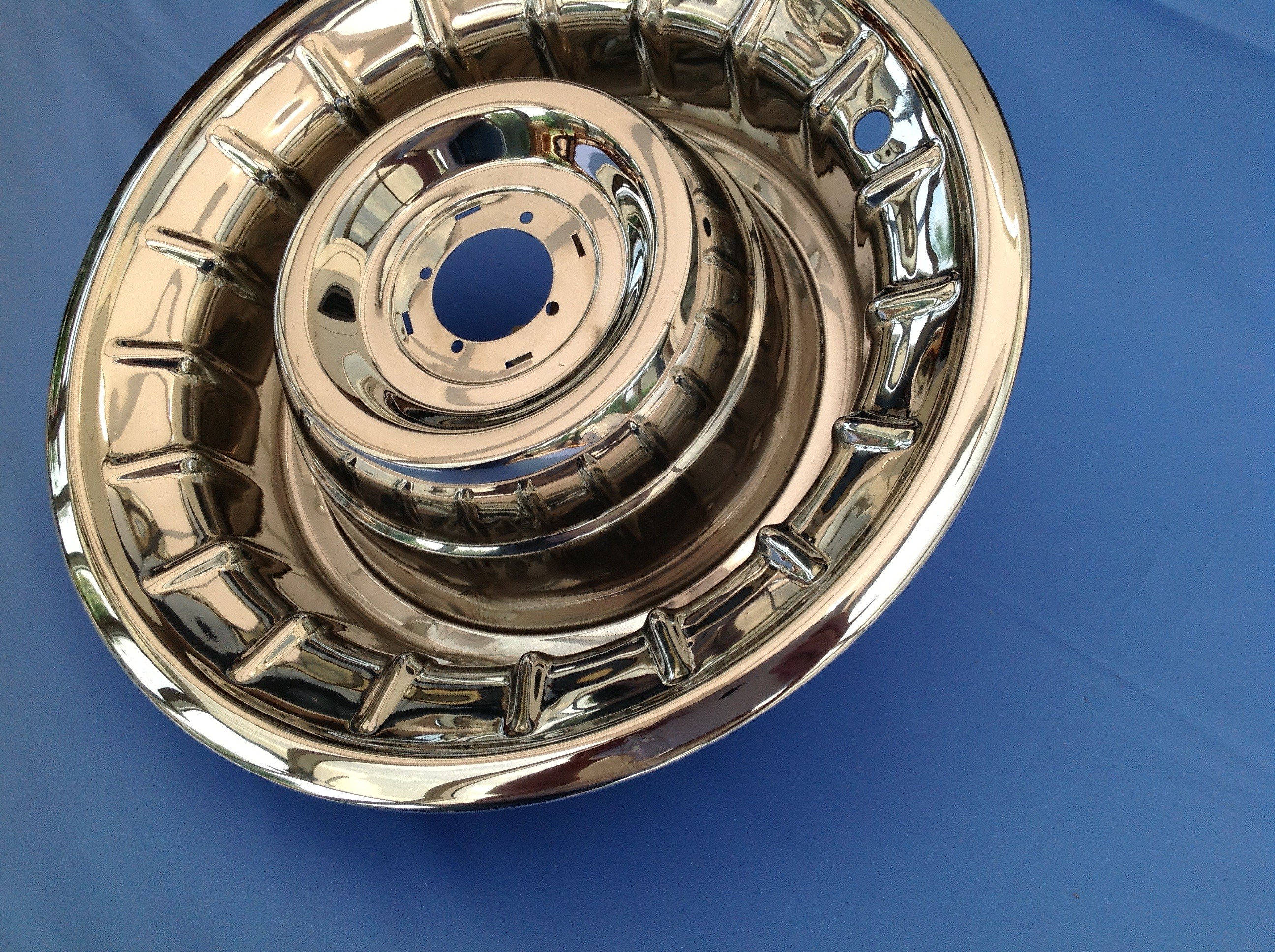 1956 Wheel Disc. Cover 3510479 NOS and RESTORED Cadillac Parts