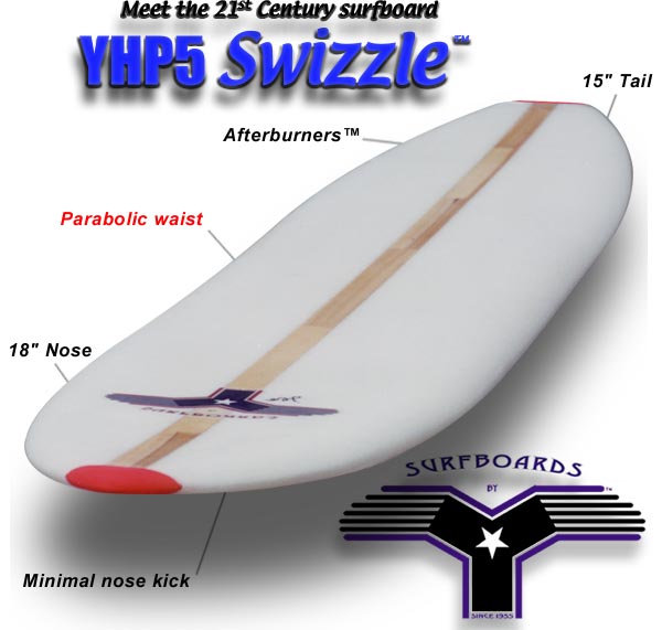 Morey calls Swizzle the best noseriding board he's ever made
