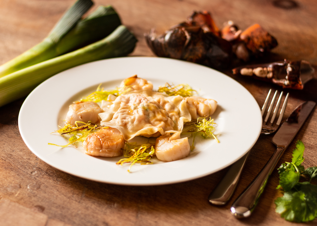 Lobster raviolo Marco Pierre White The Nosey Chef