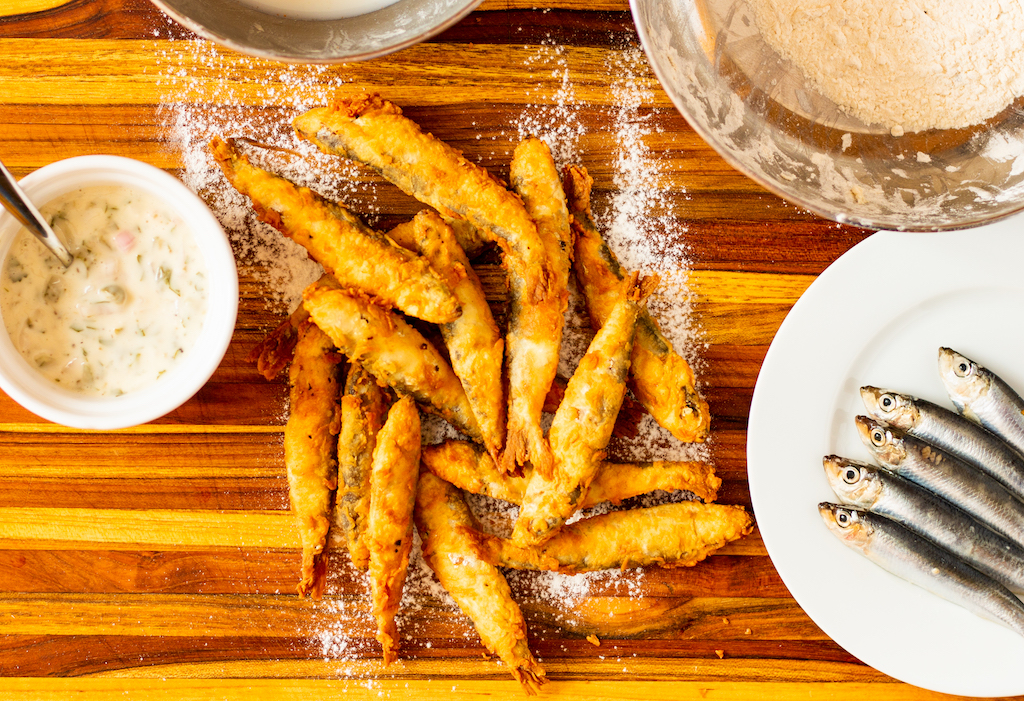 Fried Whitebait – The Nosey Chef