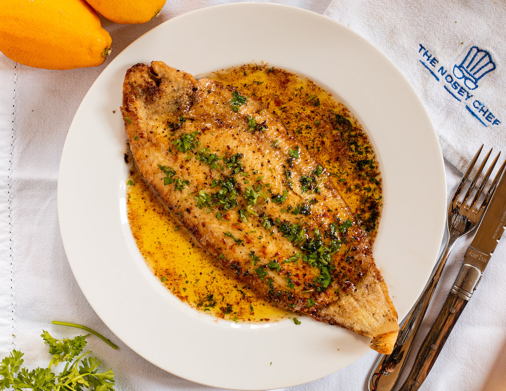 Sole meunière The Nosey Chef