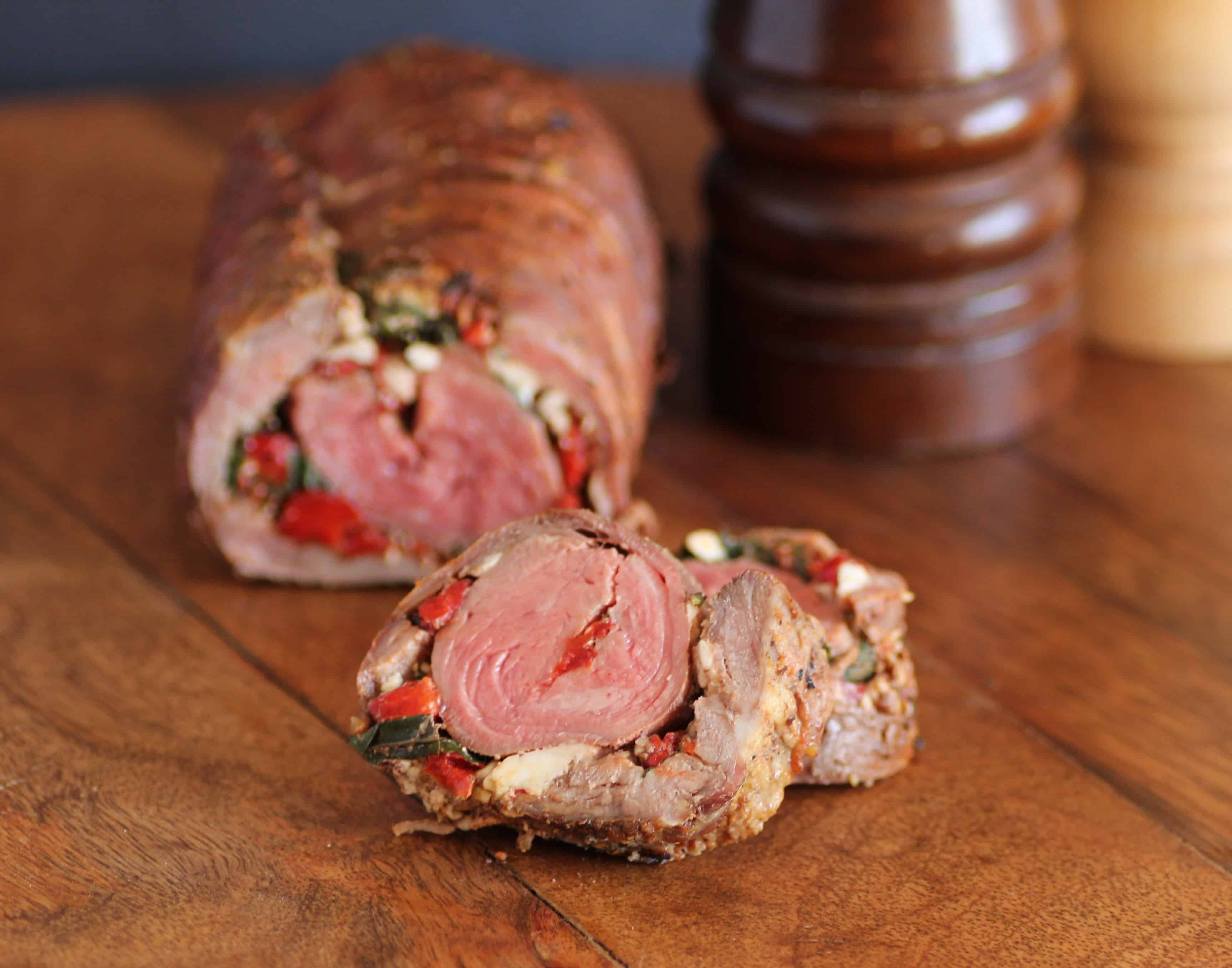 Stuffed Rolled Flank Steak