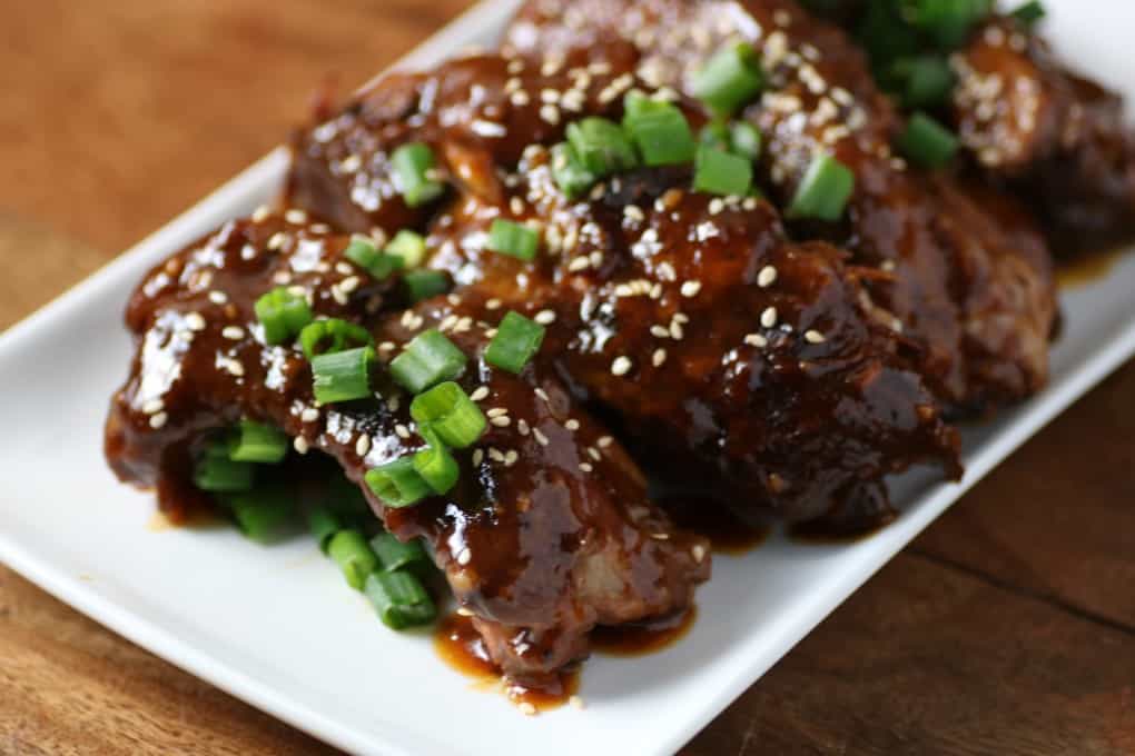 Crock Pot Saucy Asian Ribs Fall off the Bone Pork Ribs