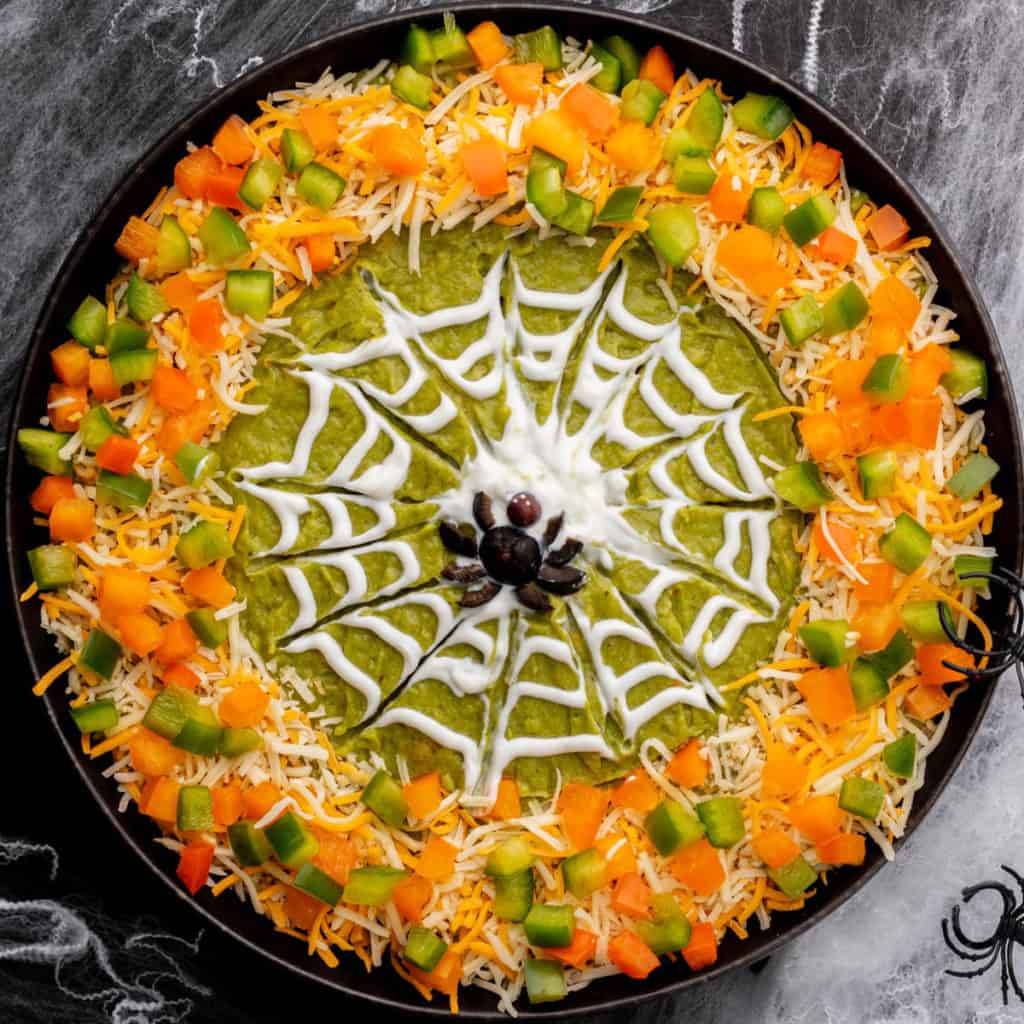 Halloween Spider  Dip Noshing With the Nolands