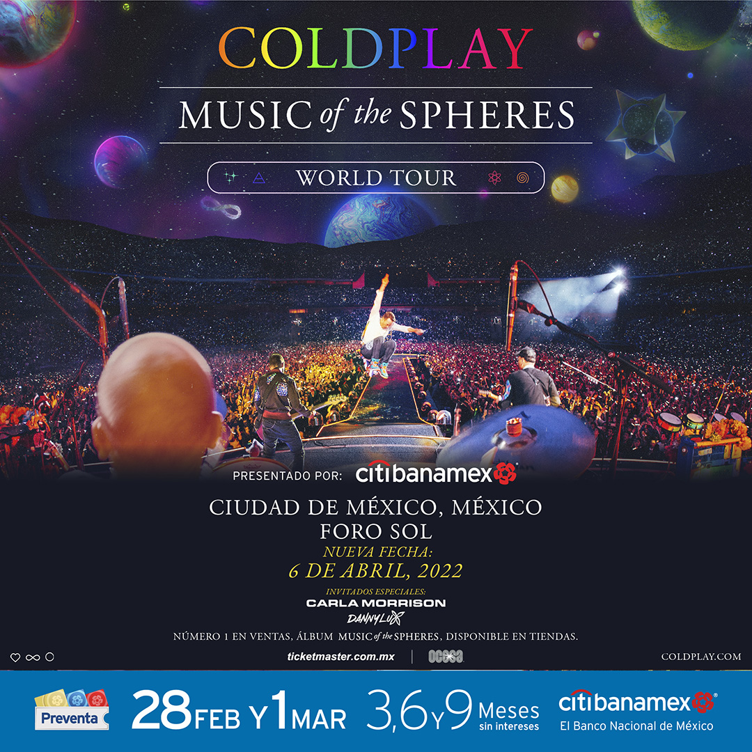 Coldplay Anuncia Nuevas Fechas En México No Somos Ñoños