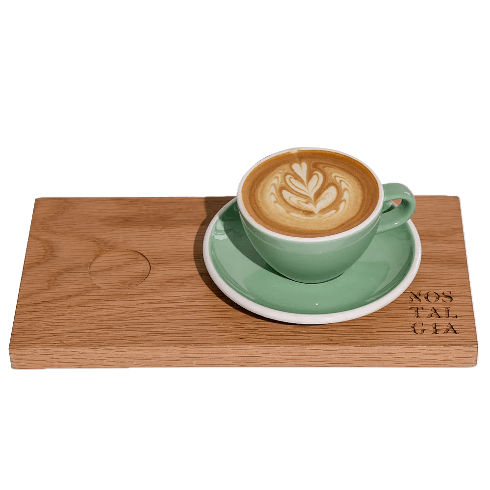 Hot Pistachio Latte Cafe & Pastry Dubai Nostalgia