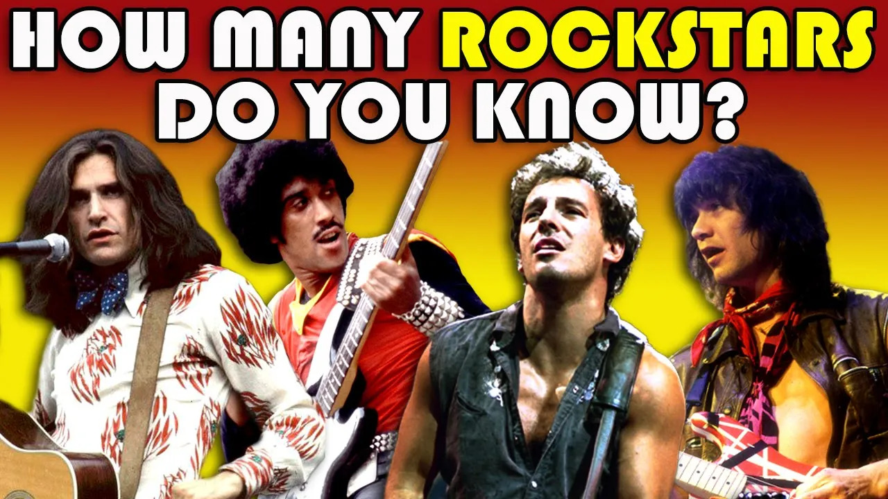 30 Of The biggest “Rockstars” In The World. Can You Name Them