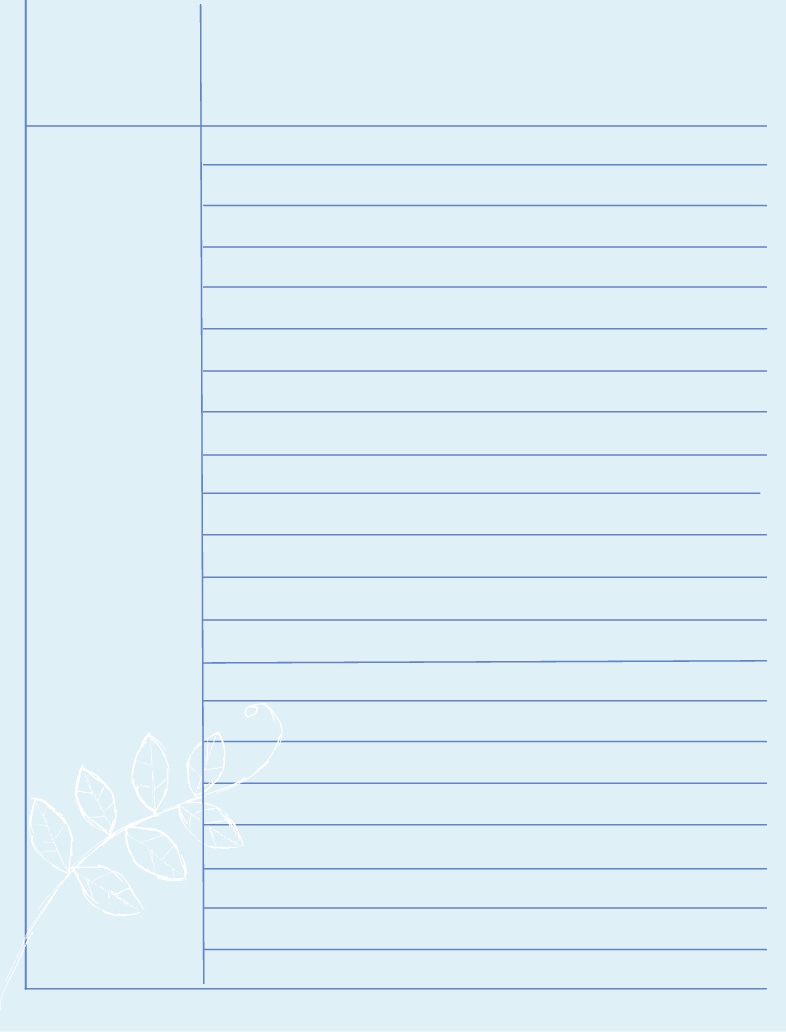 Aesthetic Blue Cornell Note Template 02.03.23 Notability Gallery