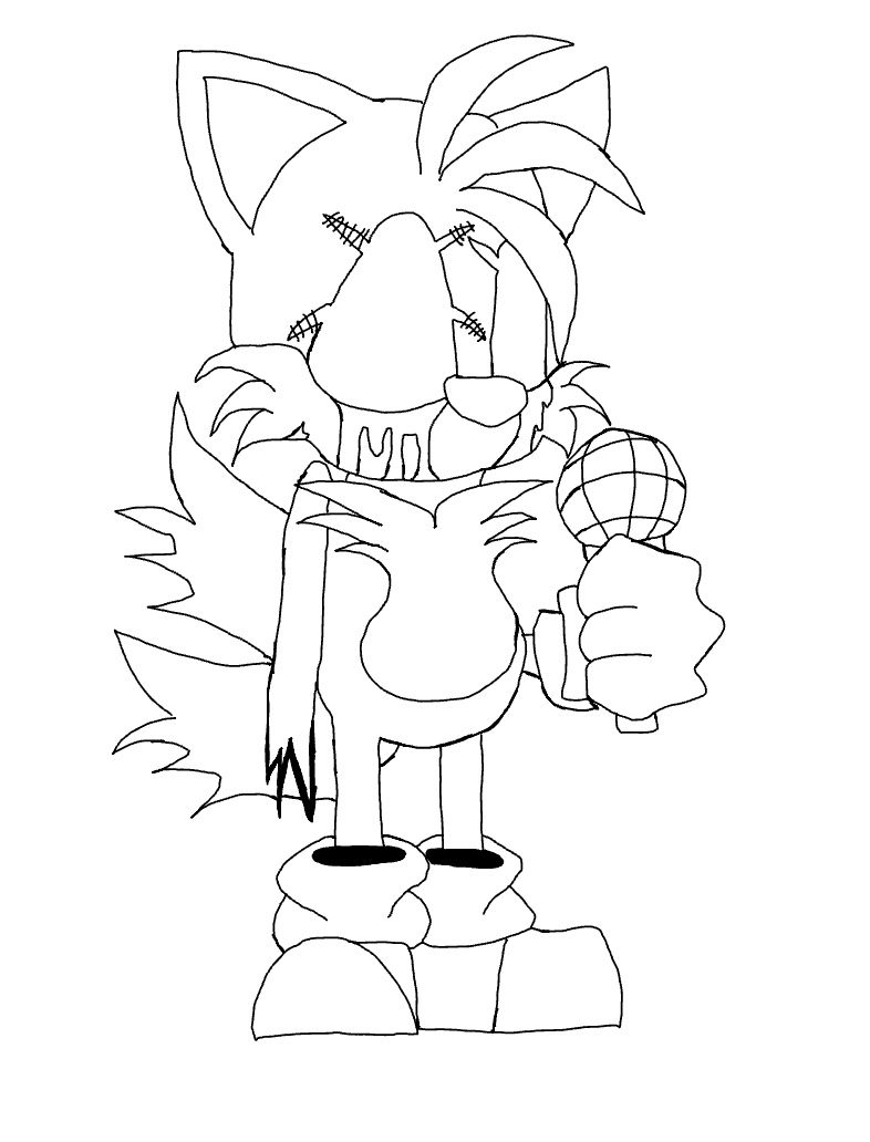 Tails Exe Coloring Pages/Sonic Coloring Pages/Tetrix Bass, 49 OFF