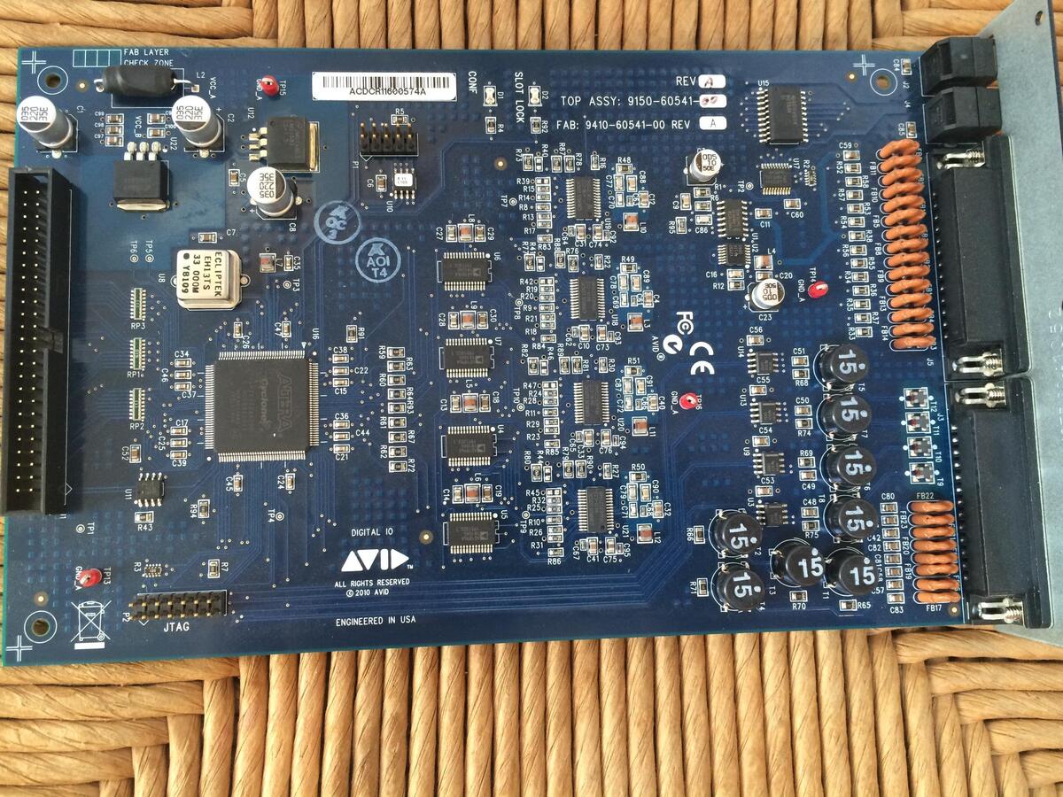 Avid Pro Tools HD Digital I/O Card Notable Productions