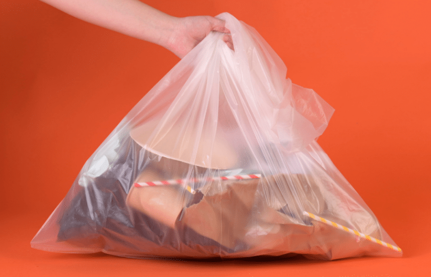 This plasticfree Cassava bag dissolves in hot water Not All News is Bad!