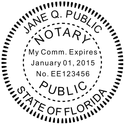 Florida Notary Embosser