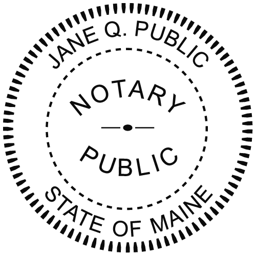 Maine Notary Embosser