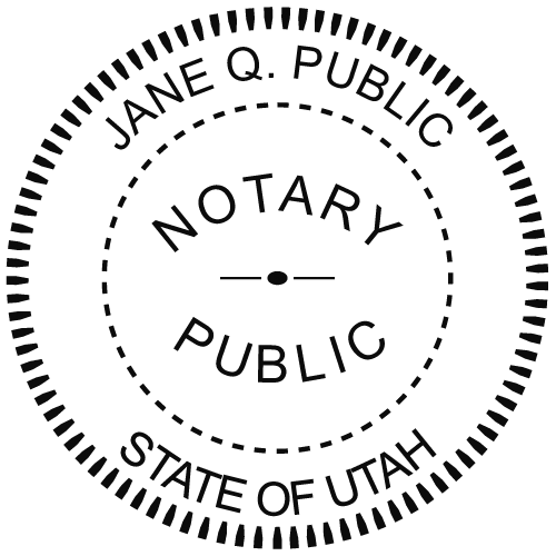 Utah Notary Embosser