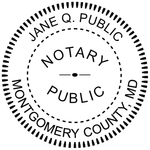 Maryland Notary Embosser »