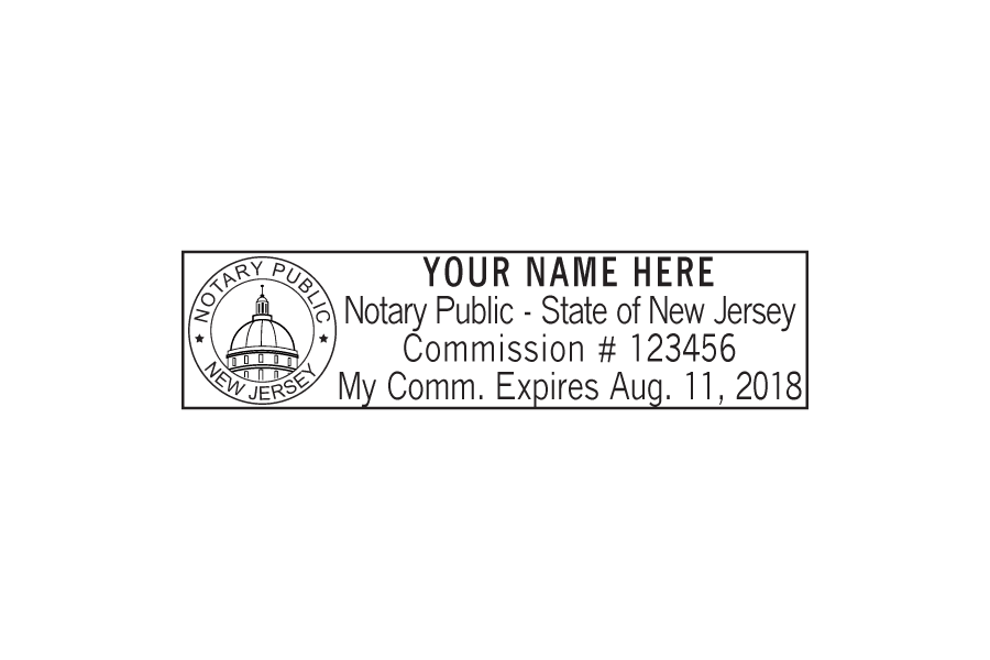 New Jersey Notary Stamp »