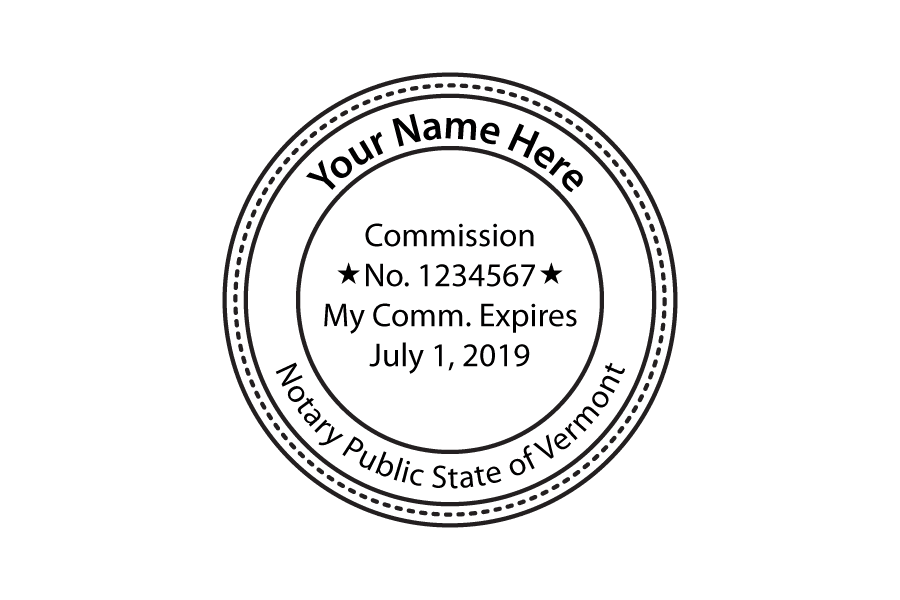 Vermont Notary Seal Embosser »