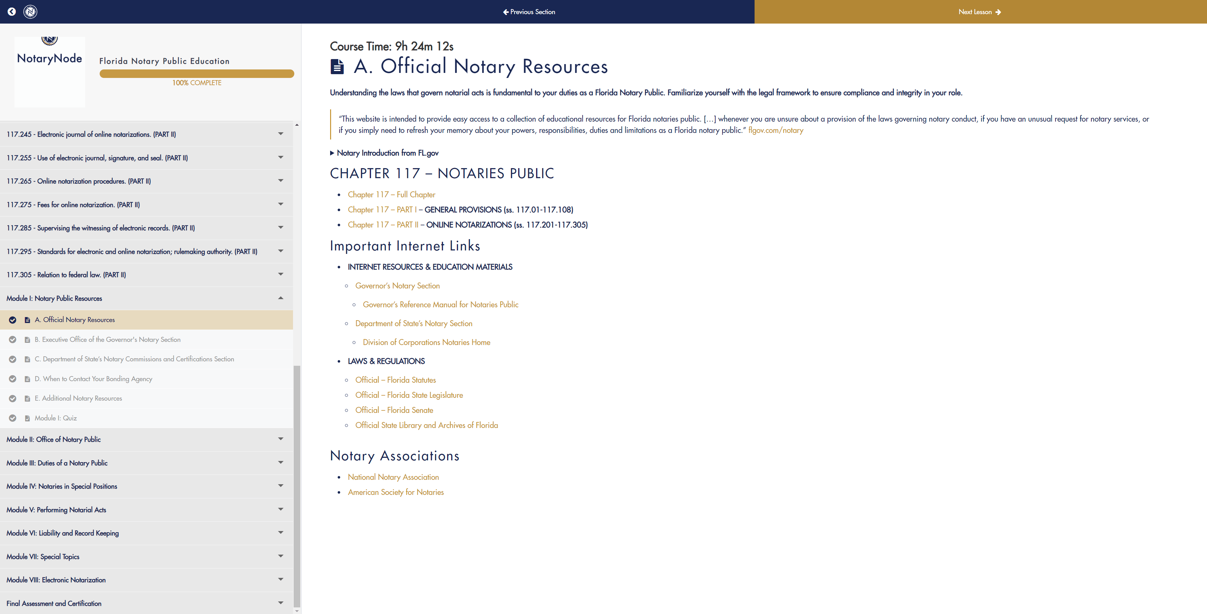 Education Notary Node