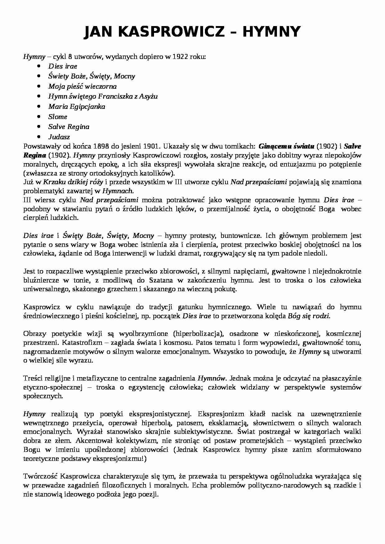 DIES IRAE KASPROWICZ PDF