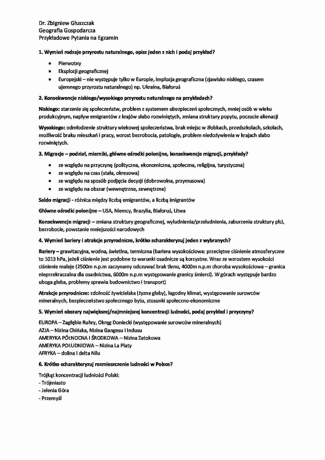 Opracowanie pytań na egzamin Notatek.pl