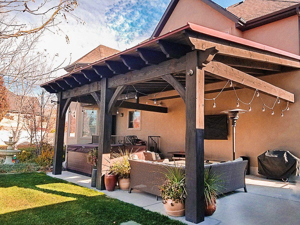 3 Post Attached Single Pitch Notched